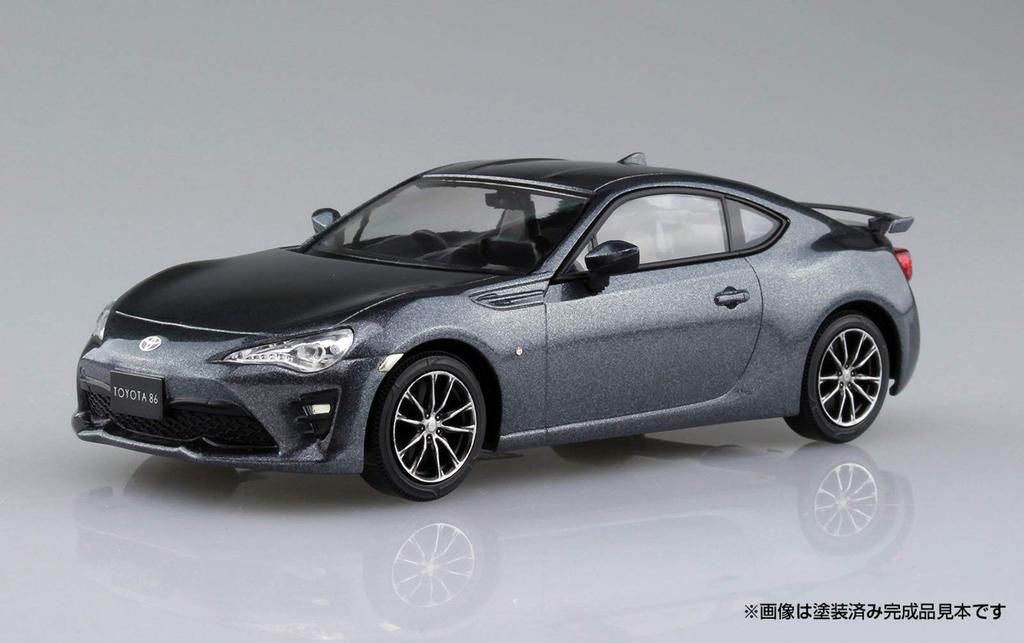 Aoshima Bunka Kyozai Масштаб Серия The Snap Kit Toyota 86 Темно-серый металлик Сборная модель из пластика 1/32 Предварительно окрашенная 03-C