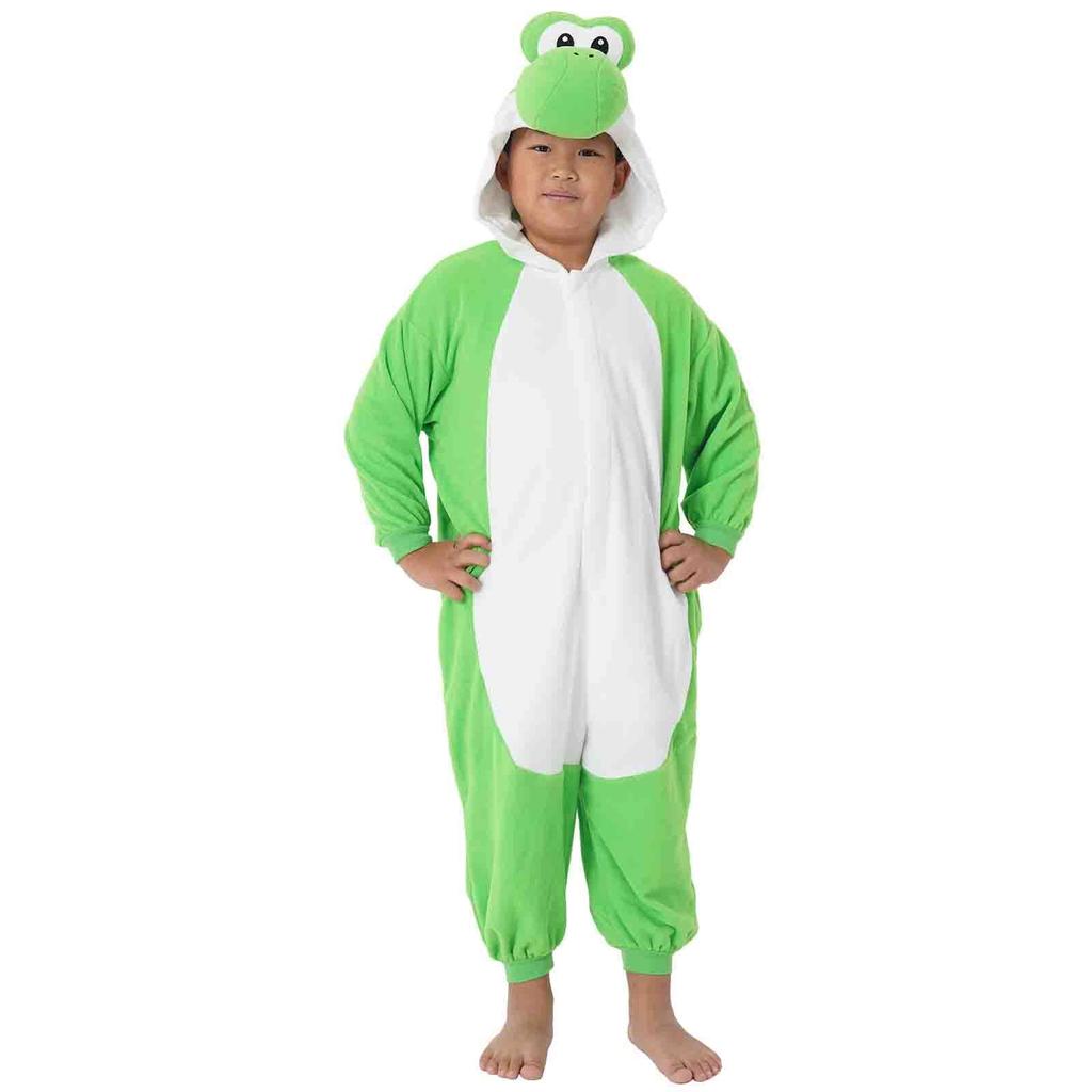 SAZAC Character Fleece Kigurumi Super Mario Yoshi for Children 130cm