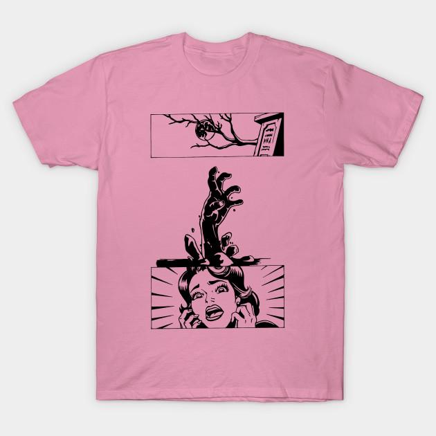 T Shirt Women Zombie Comic Page Harajuku Print Kawaii Tshirt Summer Short Sleeve Female T-Shirt Top Tee