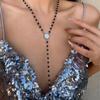 Роскошное сексуальное длинное Y-образное ожерелье для женщин и девочек, красочное простое длинное ожерелье с кисточками, ювелирные изделия, аксессуары, подарки