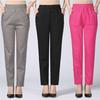 Plus Size High Waist Stretch Long Pants Women Cotton Straight Trousers Pantalon Work Office Ladies