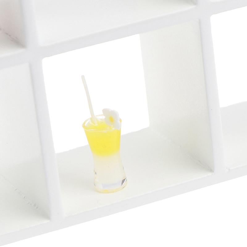 1шт 1: 12 деревянных стеллажей для хранения миниатюрных кукольных домиков 16 сетчатых полок для декора кукольного домика