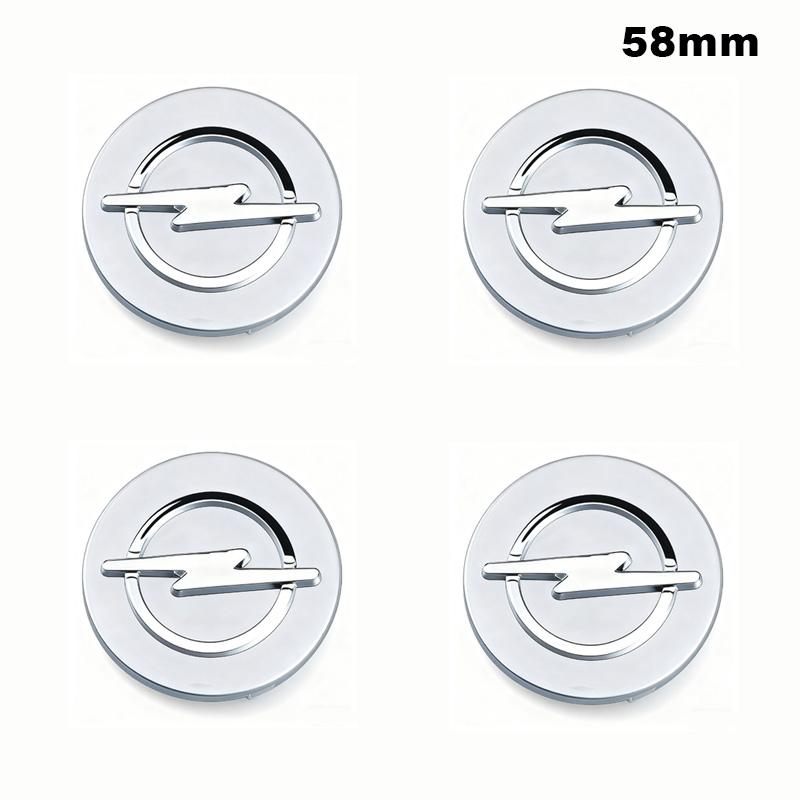 58мм 64мм Колпачки ступицы колеса автомобиля Накладки на диски Наклейки с эмблемой Для Opel Astra j g Insignia Corsa d Vectra c Zafira a Авто Гаджеты
