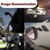 Autos Rear View Mirror 10.6" Universal Car Wide Angle Rearview Mirror w/Adhesive Mount Espejos Retrovisores Para Carro Fits for Jeep Ford Wrangler