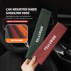 For KIA Suede Car Seat Safety Belt Shoulder Protection Mat Badge Accessories Ceed Sportage Rio K5 K2 Optima Cerato Proceed Venga kcwx20
