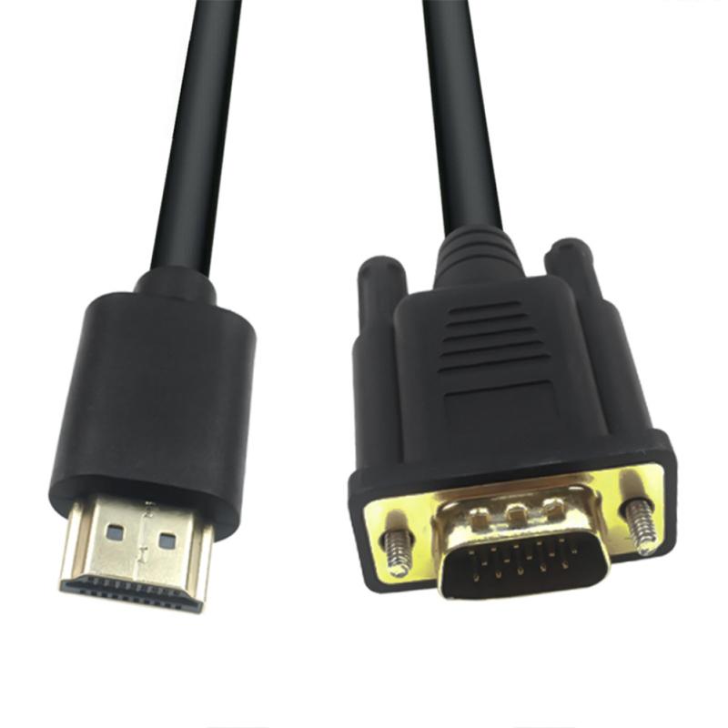 HDMI-совместимый переходник-конвертер кабеля, совместимый с полной системой из ПВХ и VGA