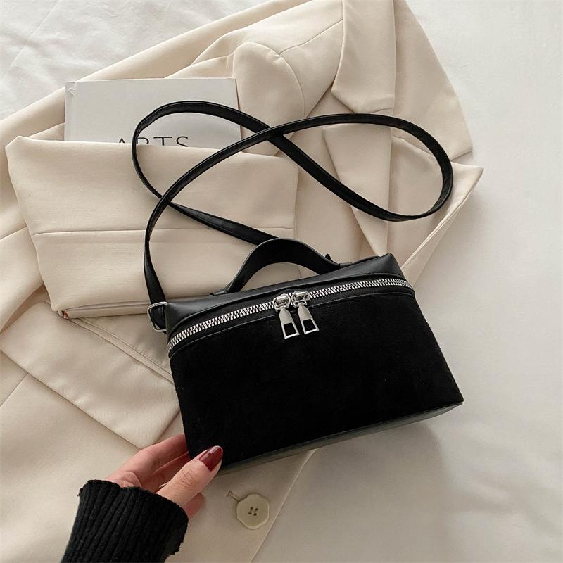 Ретро Высококачественная Матовая Повседневная Сумка-Ведро Под Мышку Женская Сумка Нишевая Мода Сумка Через Плечо Мессенджер Тренд