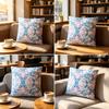 Modern Farmhouse Square Cushion Covers Soft Decorative Throw Pillow Covers