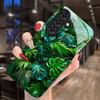 Чехол для телефона с тропическим принтом и узором из зеленых листьев для Samsung S21 S23 PLUS S24 Plus S25 S25 A36 A54 задняя крышка