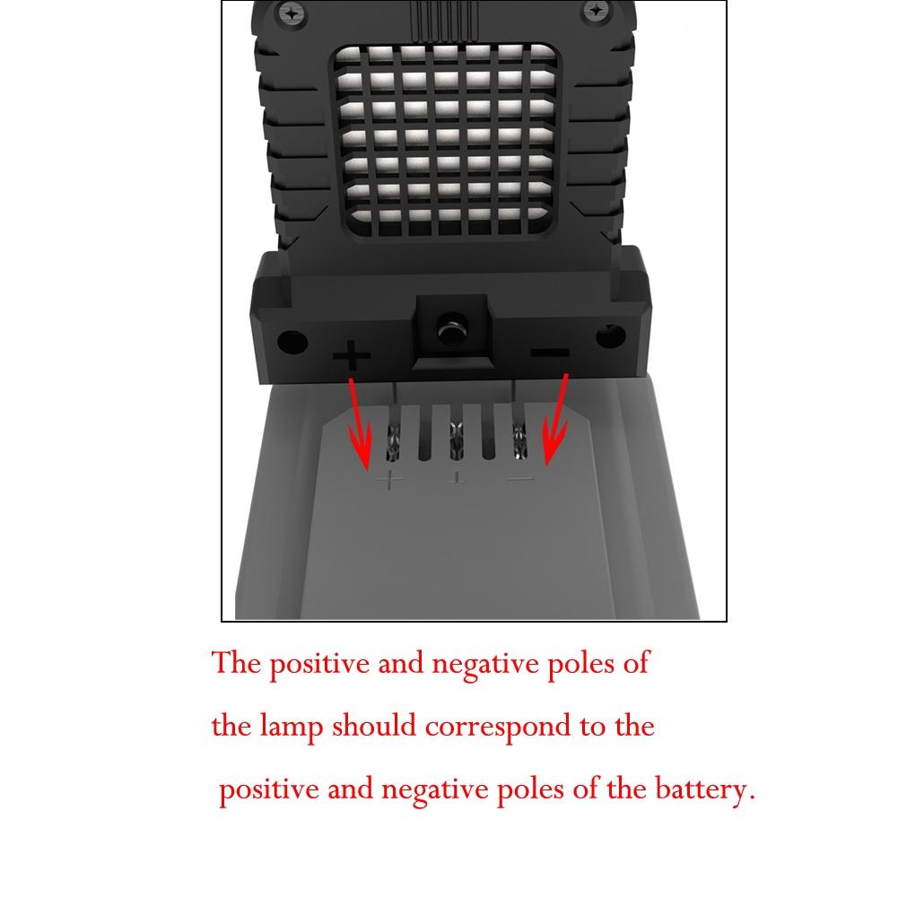 Adjustable Battery Interface 14W Work Light LED Camping Lantern