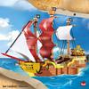 920 шт. пиратский корабль сборная игрушка украшение модель сборка дети мальчик строительные блоки игрушки без коробки