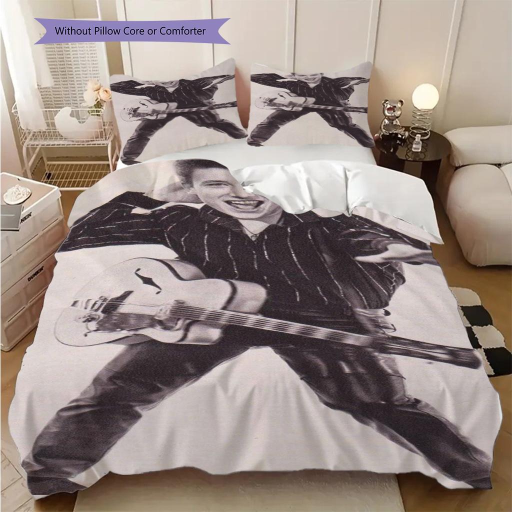 Embrace Art Fully Bedding (1 * duvet cover + 2 * pillowcase, without core) 2D Flat Christmas birthday gift Bedding set Soft and comfortable