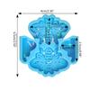 Силиконовая форма для эпоксидных украшений, голографическая форма для топпера на соломинку, форма для заливки смолой, силиконовая форма для брелка, форма для подставки для телефона для DIY-поделок