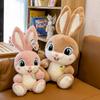 Cute Sweet Rabbit Doll Plush Toy Girl Bed Sleeping Doll Warm Heart To Accompany Girlfriend Birthday Gift