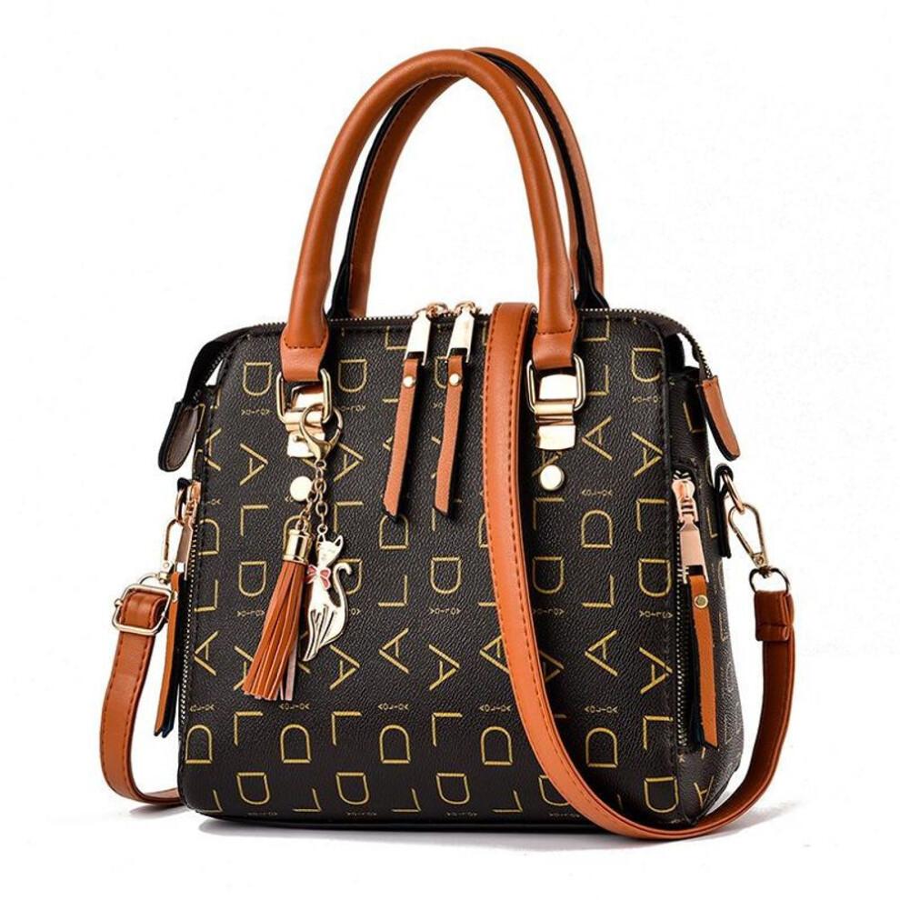 (brown, 24*13*23cm) Luxury Handbags Women Bags Designer Brand Women Leather Bag Handbag Shoulder Bag for Ladies Sac a Main Ladies Hand Bags