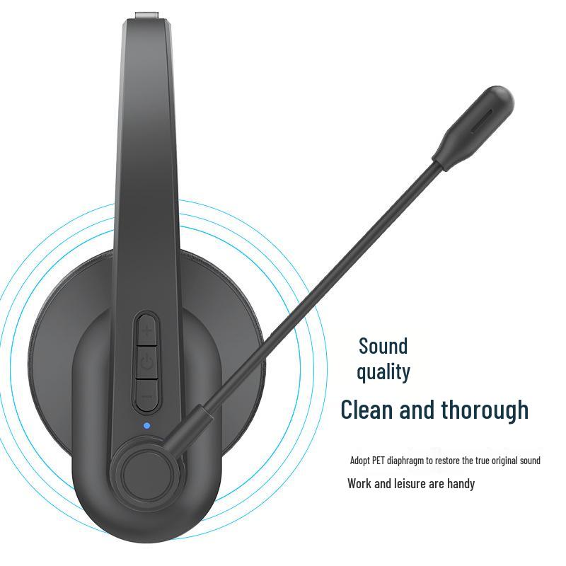 Bluetooth-гарнитура с шумоподавлением и микрофоном для деловых звонков и обслуживания клиентов