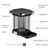 Outdoor Solar Powered Bug Killer Zapper High Powered Electric Mosquito Insect Fly Trap IP65
