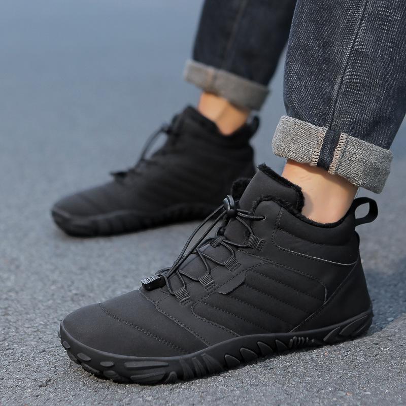 2024 зимние новые мужские и женские ботильоны водонепроницаемые повседневные спортивные ботинки сохраняющие тепло плюшевые зимние ботинки 35-47