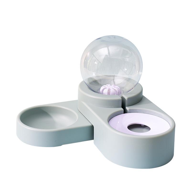 Cat automatic feeder Pet water dispenser Cat food bowl Large capacity water feeder Dog water dispenser Flow feeding