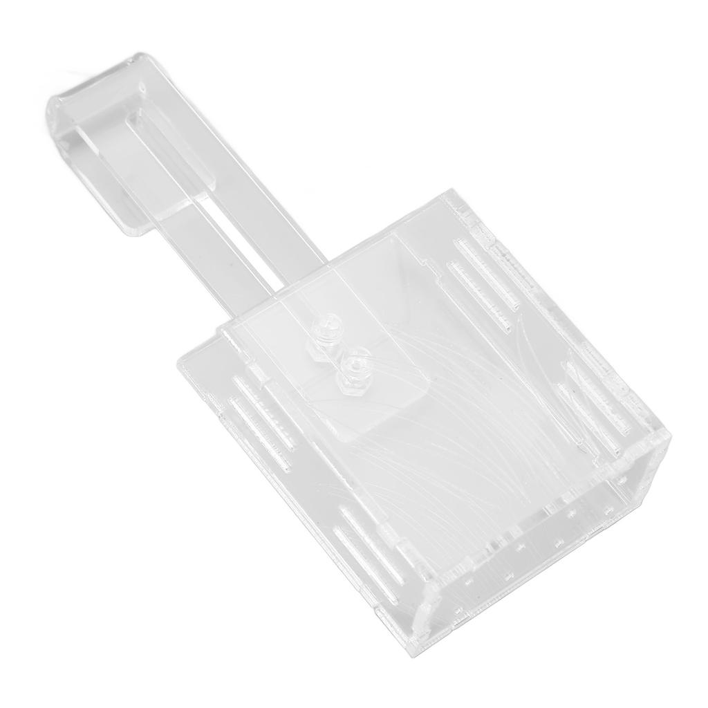 Aquarium Aquatic Planter Transparent Acrylic Fish Tank Hanging Water Plants Planter with Hook and Holes Small Hook