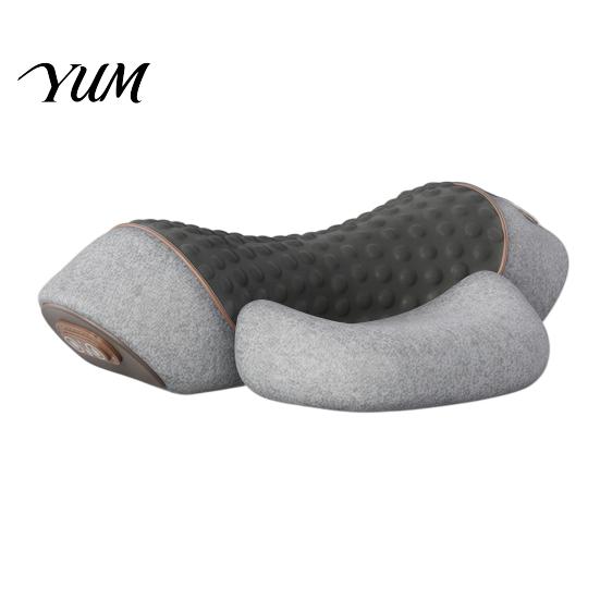 Office Chair Massage Cushion Electric Neck Massager Pillow, 3-in-1 Cervical Heat Vibration And Lift Ergonomic Shoulder Relief Pillow Function, Memory