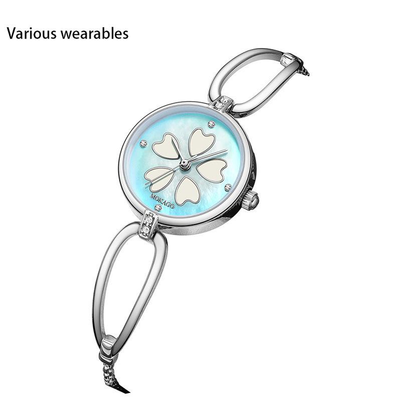 Модные часы-браслет Niche, водонепроницаемые, простые, инкрустированные бриллиантами, легкие, роскошные кварцевые часы