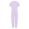 Unisex Kids Adaptive Clothing Jumpsuit Round Neck Short Sleeve Design Back Invisible Zipper Solid Color Full Body Outfit