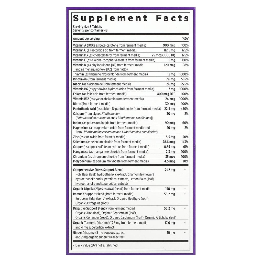 New Chapter, Perfect Calm multivitamin, 144 veggie tablets