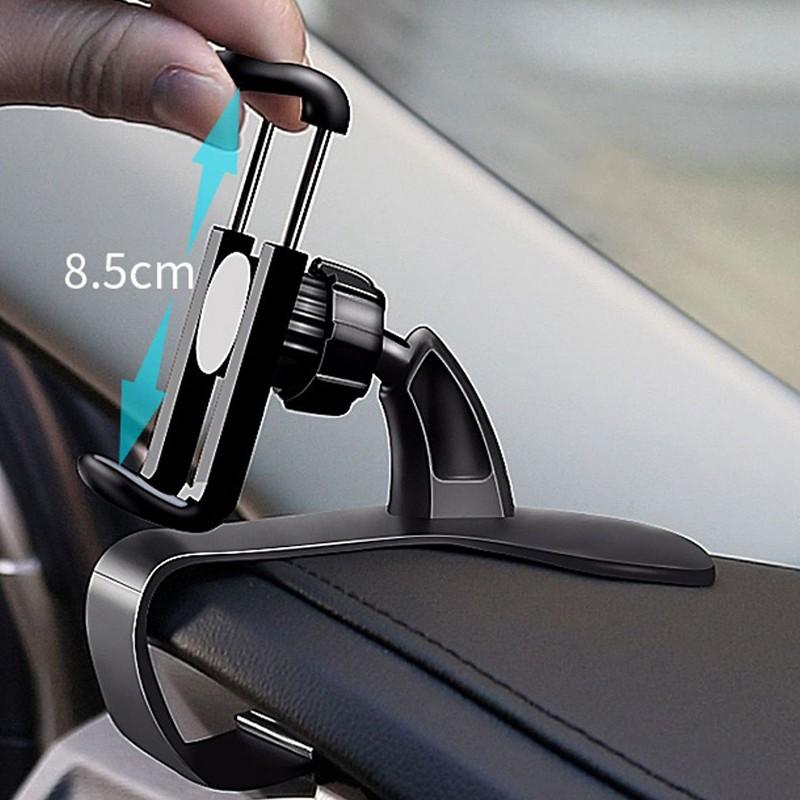 Автомобильный держатель для телефона с GPS на 360°, зажим для крепления на приборной панели автомобиля, держатель для сотового телефона, кронштейн, подставка, подходит для большинства мобильных телефонов