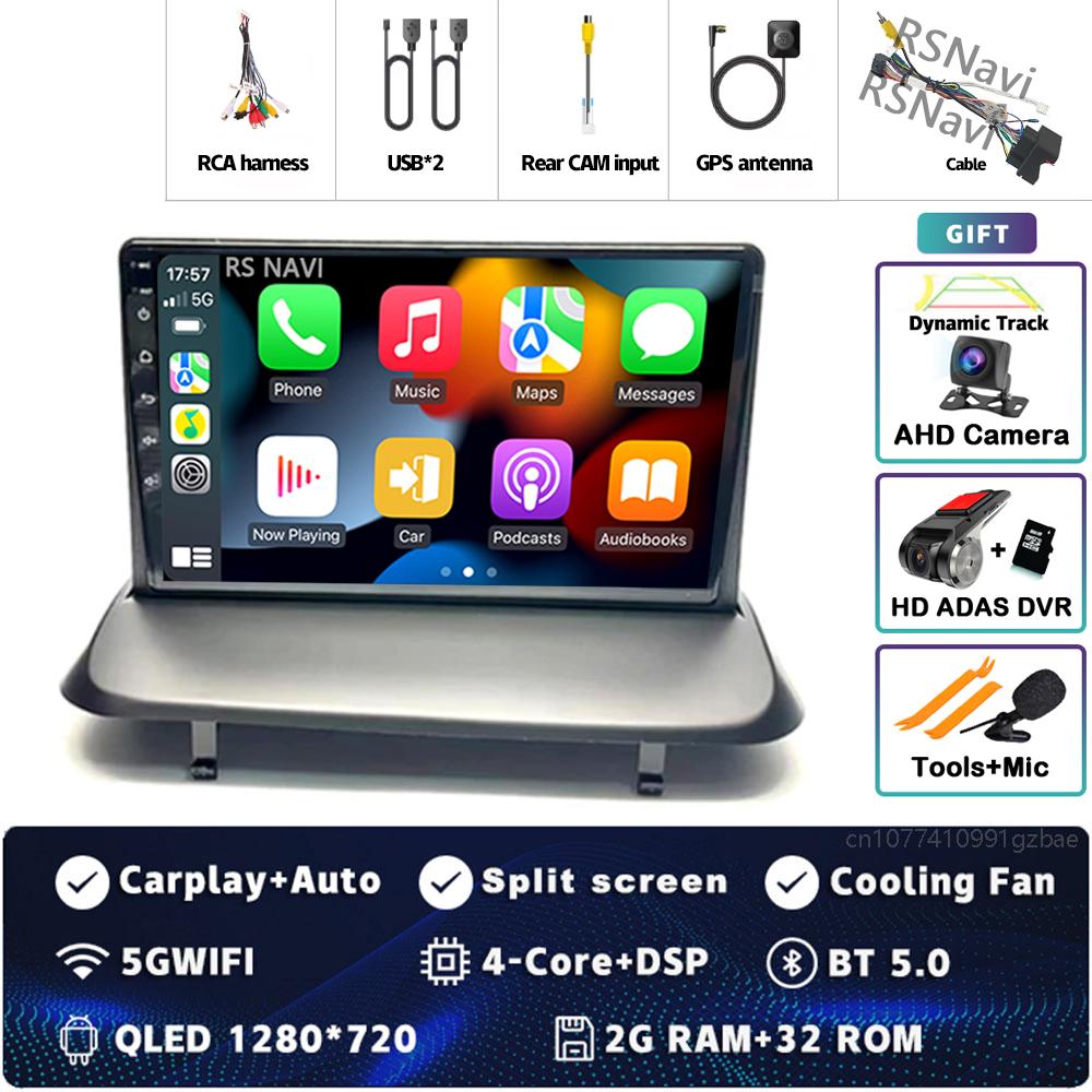 Android 14 Carplay Car Radio For Peugeot 5008 3008 2009-2015 Multimedia Video Player Navigation GPS Stereo 2Din DVD Head Unit BT