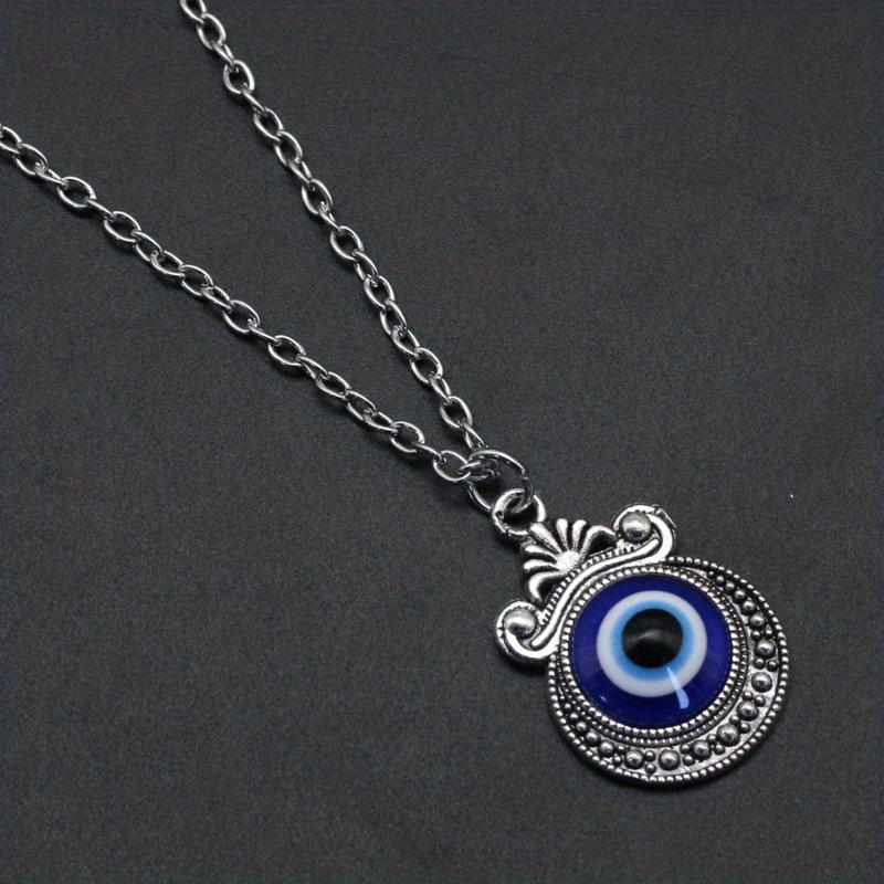 Злой глаз Голубой глаз Ожерелье Женский воротник-цепочка Ожерелье Ювелирные изделия Свитер-цепочка