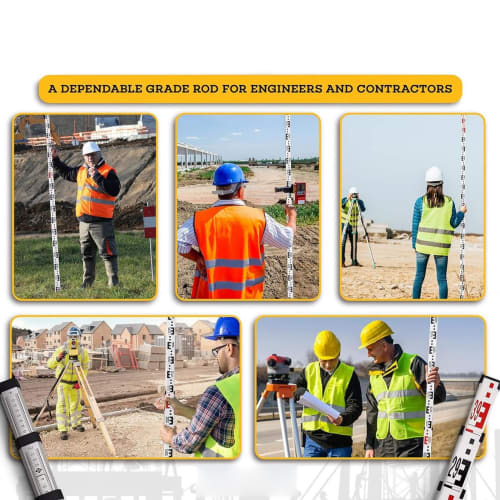 Prism Pole Tripod, Aluminum Range Pole Tripod for Surveying Pole, Rover Rod, GPS Pole, 62-88cm Telescopic Height, for Total Station Surveying