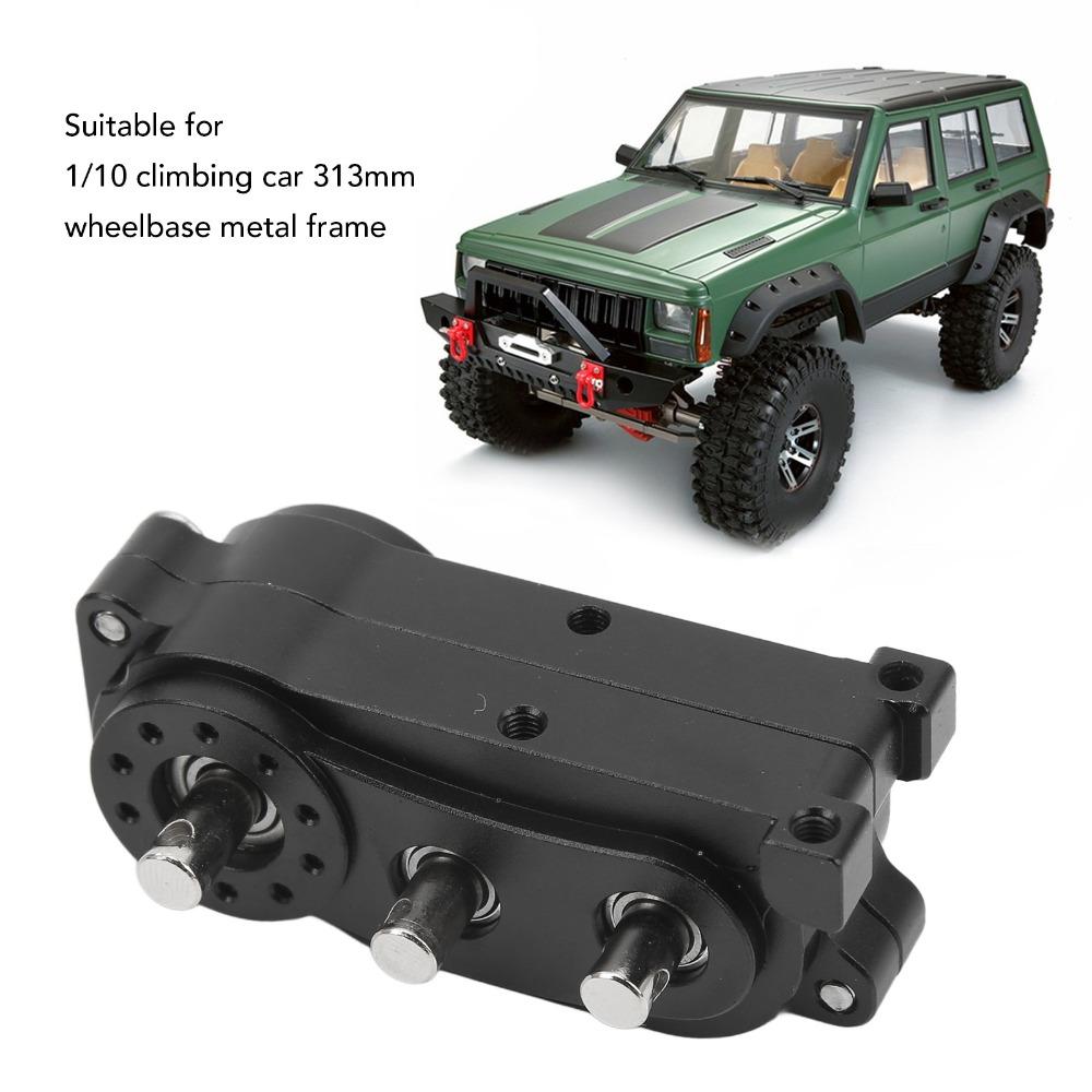 Compact 2 Speed Gearbox Metal Transfer Case for SCX10 1/10 RC Crawler Car For Climbing Car