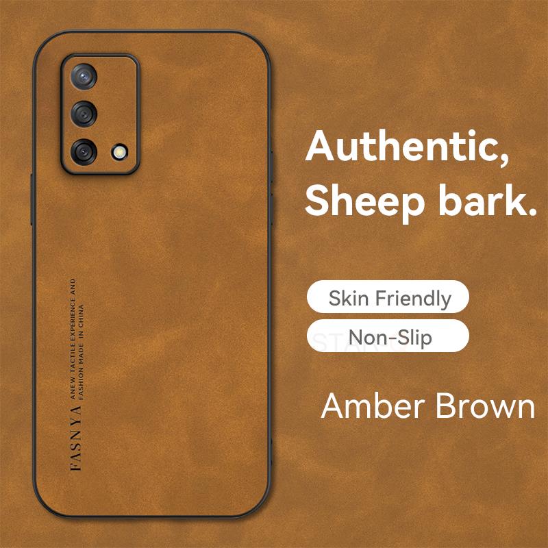 Роскошный кожаный чехол из овчины для Oppo A74 A54 A57 A53 A1 Pro A16 A36 A17 A96 A94 A95 A97 4G 5G Ретро мужской деловой чехол