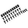 28Pcs Engine Fender Splash Guard Shield Kit Impact Resistant Engine Chassis Splash Guard Clips Kit Replacement for