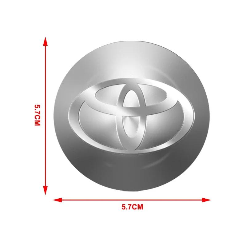 Эмблема наклейка на колпак ступицы колеса автомобиля 56 мм для Toyota C-hr Prado Rav4 Yaris Hilux Prius Avensis Corolla Camry