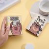 Large Capacity PU Three-fold Purse Cute Cartoon Coin Pouch Portable Capybara Wallet  Work