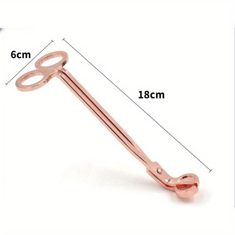 18cm Candle Wick Trimmer Stainless Steel Candle Scissors Trim Wick Cutter Round Head Candle Core Shears Handmade Tools