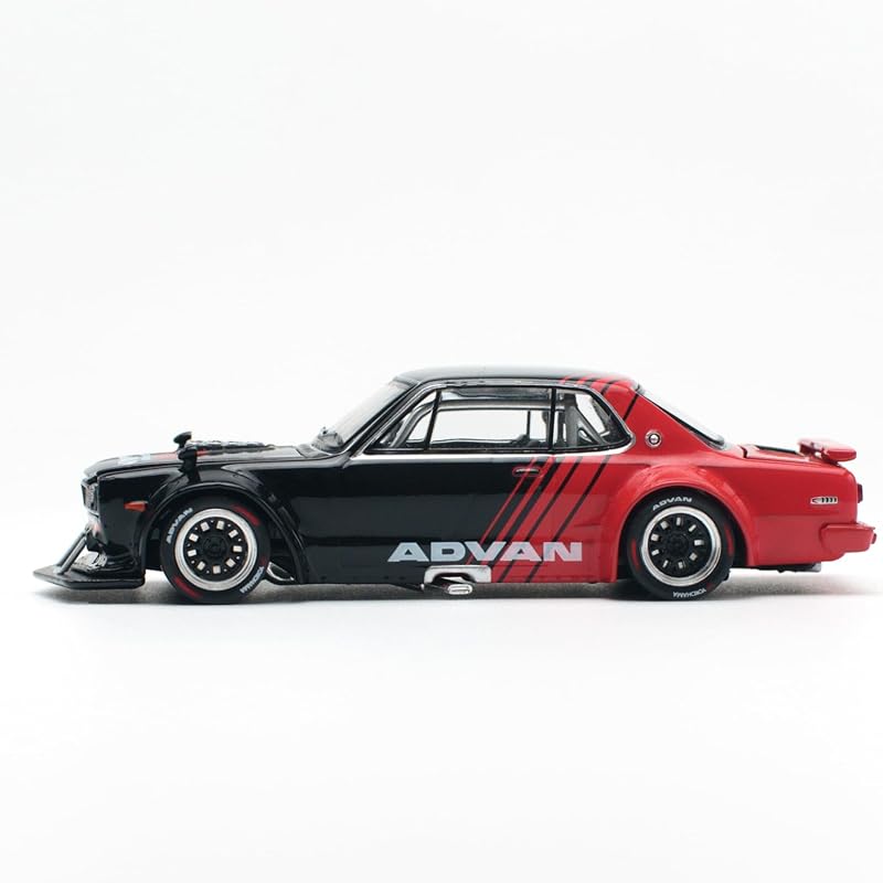 POP RACE 1/64 SKYLINE GT-R V8 DRIFT (HAKOSUKA) ADVAN LIVERY Finished product
