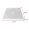 10Pcs Clear CD Cases Standard Dustproof Disk Protection DVD Disc Case with Outer Artwork Insert