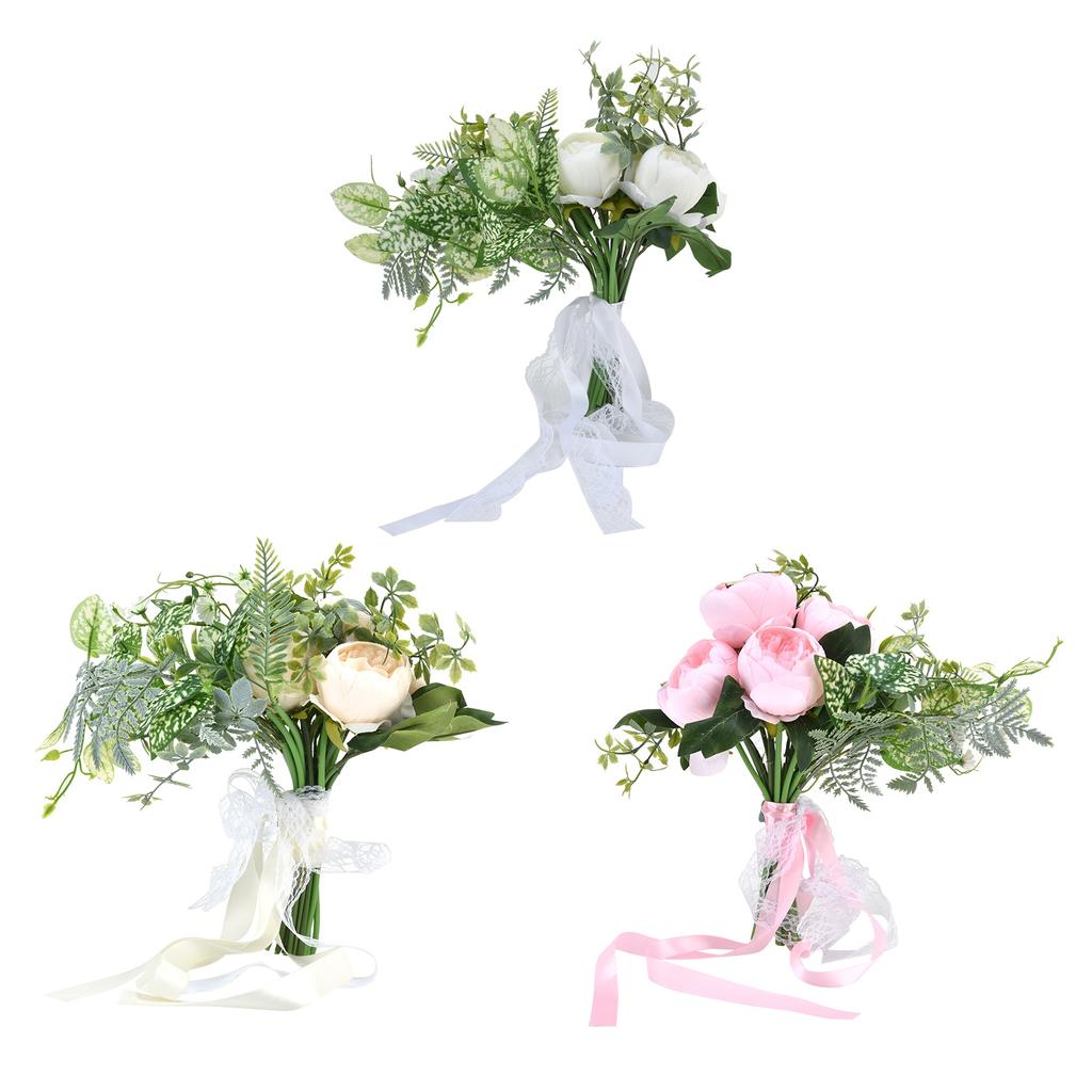 Букет цветов ручной работы невесты Свадебное моделирование Свадебные фото реквизит Букет для свадебных сцен Liv