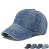 Весенне-летняя кепка, женская бейсболка, мужская шляпа от солнца, джинсовая шляпа, солнцезащитный крем, панамская кепка с хвостиком, шляпы с козырьком
