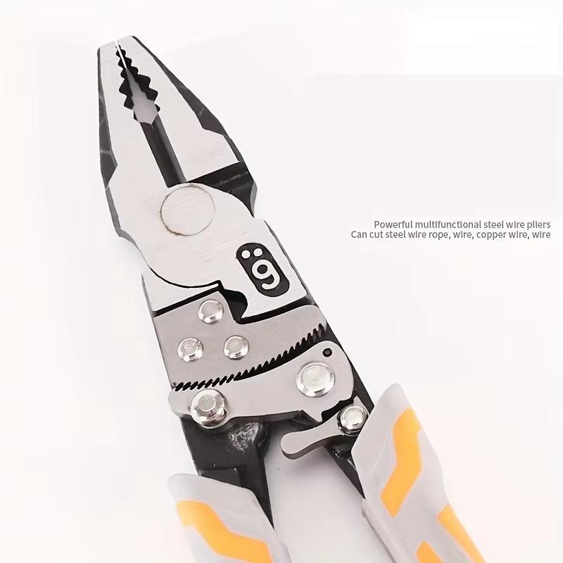 Новые самозажимные плоскогубцы с храповым механизмом, кусачки для проволоки, многофункциональные 9-дюймовые плоскогубцы электрика, промышленного класса, экономящие труд ручные инструменты