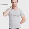 Septwolves Men's Pure Cotton Round Neck Breathable Short-Sleeve T-Shirt
