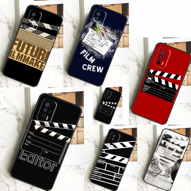 Чехол-хлопушка для фильма для Xiaomi 14 13 Ultra 11T 12T 13T Pro 12 Lite POCO F6 F5 X6 M6 Pro X5 X3 F3 M5s