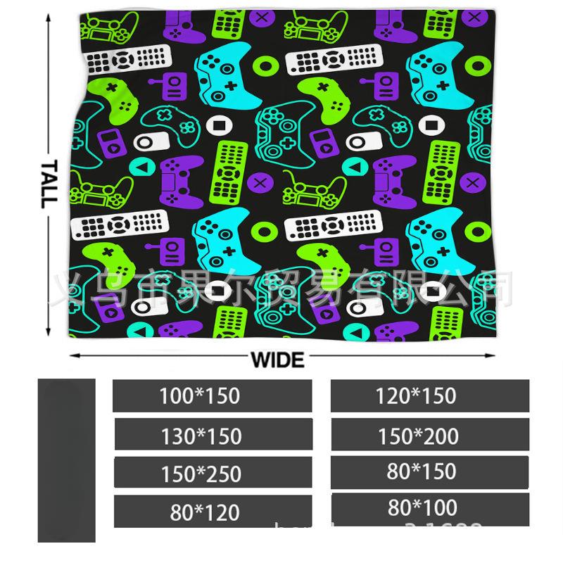 Stylish And Simple Flannel Blanket Thickened Digital Printing Children'S Blanket