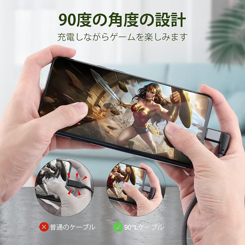 ULT-WIIQ USB Type C Extension Cable 1m L Shape 90 Degrees 3.1 Gen2(10Gbps) Male To Female Usb-c Conversion Adapter High Speed Data transfer/5A Fast