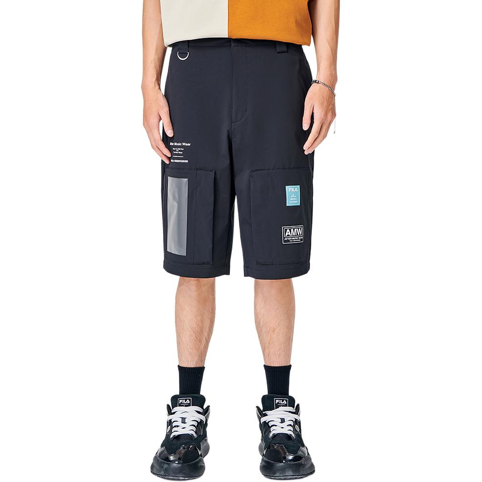 Fila Mihara Yasuhiro X Тканые спортивные шорты с логотипом Мужские брюки черные F11M133801F-BK