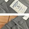 Spring and Autumn Men's Pants Japanese Style Cargo Pants Causal Cotton Soft and Comfortable Baggy Khaki Pant with Belt
