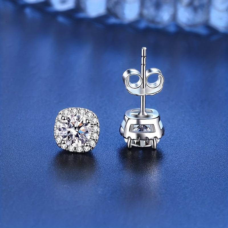 Танциз стерлингового серебра 925 пробы муассанит серьги серьги-капли для женщин подарки на свадьбу